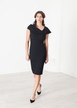 Load image into Gallery viewer, Asymmetric Dress in Black