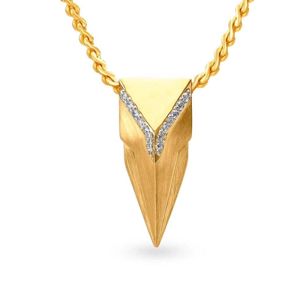 Dainty Circlet Diamond Pendant