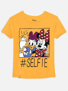 Girls Pack of 3 Minnie Mouse Printed T-shirts small