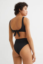 Load image into Gallery viewer, Black Push-up bikini bottom
